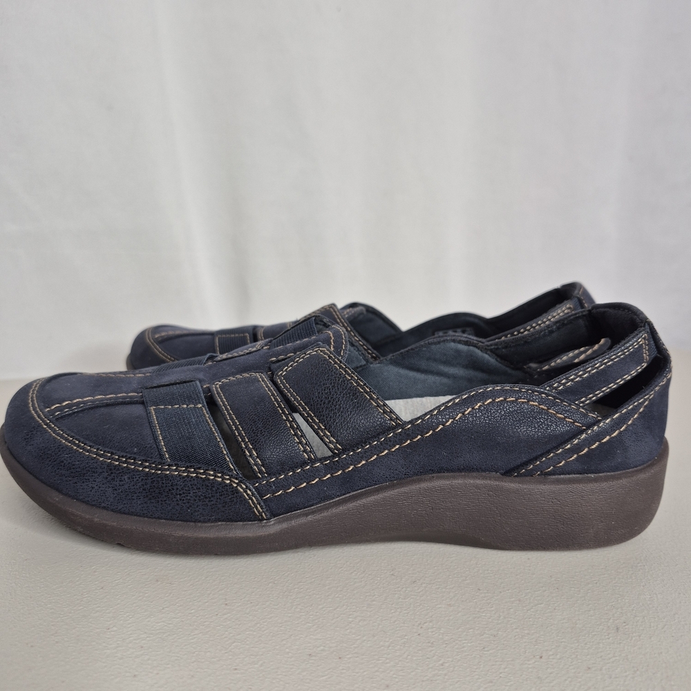 Clarks Cloudsteppers Sillian Stork Slip-on Shoes - Size 7.5 - Picture 4 of 12